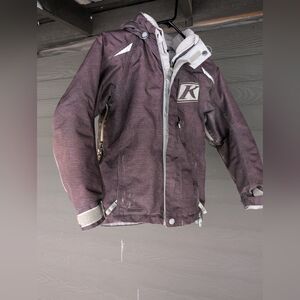 Klim size 10 kids winter recreation snow machine jacket